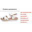 2023 Women Female Ladies Mother Genuine Leather Shoes Sandals Flats Soft Hook Loop Korean Bling Summer Beach Size 35-40 - Slobuy