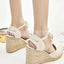 2023 Women's Espadrille Ankle Strap Sandals Comfortable Slippers Ladies Womens Casual Shoes Breathable Flax Hemp Canvas Pumps - Slobuy