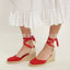 2023 Women's Espadrille Ankle Strap Sandals Comfortable Slippers Ladies Womens Casual Shoes Breathable Flax Hemp Canvas Pumps - Slobuy