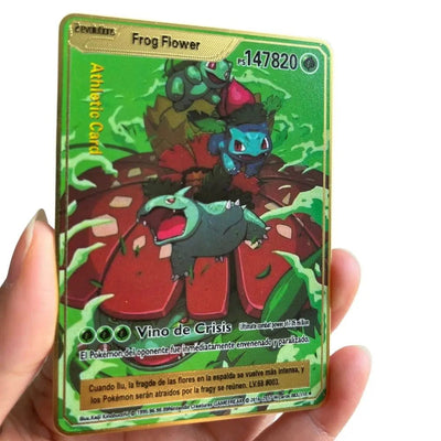 2023 new 10000 Arceus Vmax Gx gold pocket monster card Spanish iron metal Pokmo Letters children's gift game collection card - Slobuy