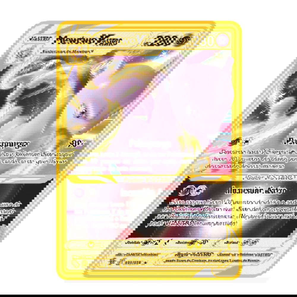 2023 new 10000 Arceus Vmax Gx gold pocket monster card Spanish iron metal Pokmo Letters children's gift game collection card - Slobuy