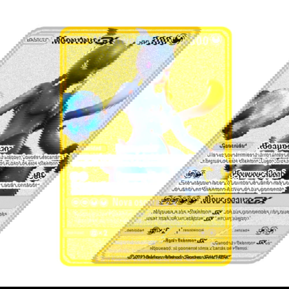 2023 new 10000 Arceus Vmax Gx gold pocket monster card Spanish iron metal Pokmo Letters children's gift game collection card - Slobuy