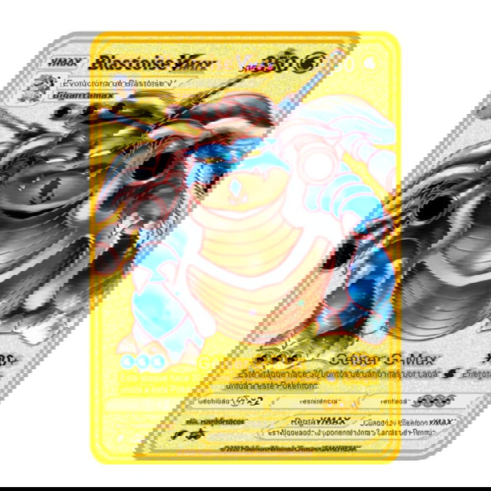 2023 new 10000 Arceus Vmax Gx gold pocket monster card Spanish iron metal Pokmo Letters children's gift game collection card - Slobuy