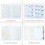 2024-2025 Planner Notebook Monthly Calendar - Jul. 2024 - Jun. 2025 Diary Schedule Soft Leather Paper Office School Stationery - Slobuy