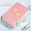 2024-2025 Planner Notebook Monthly Calendar - Jul. 2024 - Jun. 2025 Diary Schedule Soft Leather Paper Office School Stationery - Slobuy