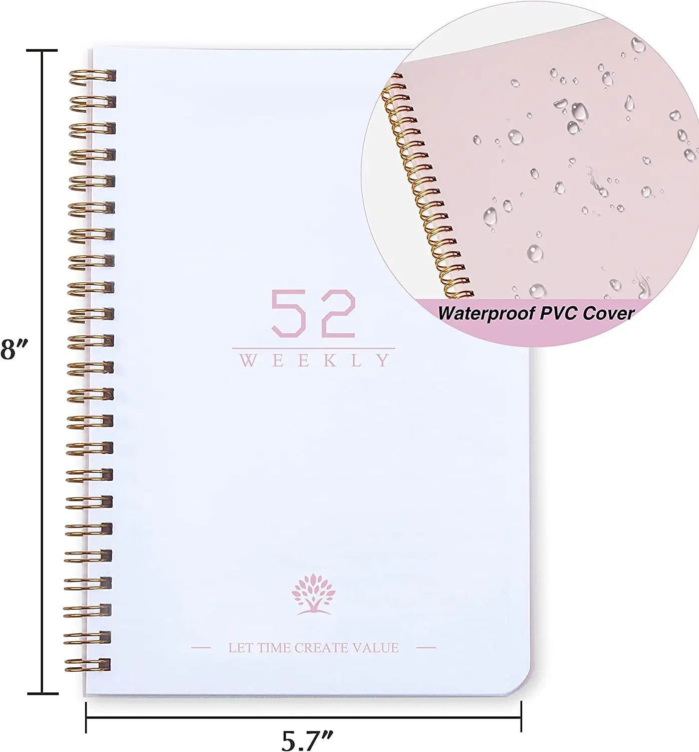 2024 A5 Agenda Planner Notebook Diary Weekly Planner Goal Habit Schedules Journal Notebooks For School Stationery Office - Slobuy