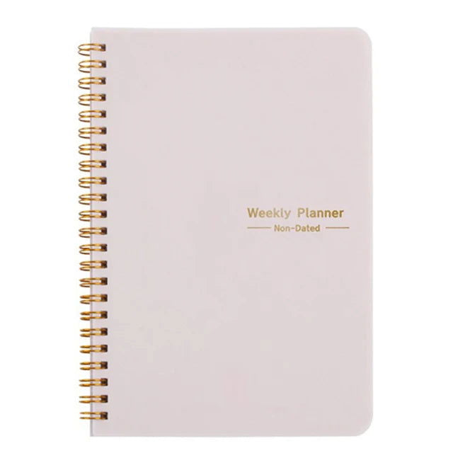 2024 A5 Agenda Planner Notebook Diary Weekly Planner Goal Habit Schedules Journal Notebooks For School Stationery Office - Slobuy