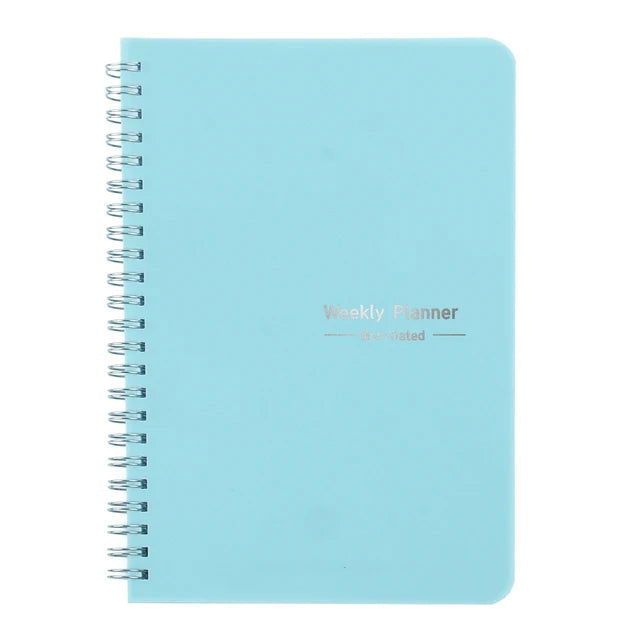 2024 A5 Agenda Planner Notebook Diary Weekly Planner Goal Habit Schedules Journal Notebooks For School Stationery Office - Slobuy