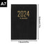 2024 A7 Notebook Weekly Planner Notebooks Diary Caderno To Do List Pocket Note Book Diario Calendar Office Papelaria Notepad - Slobuy