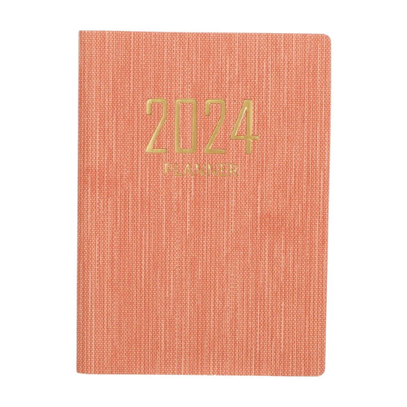2024 A7 Notebook Weekly Planner Notebooks Diary Caderno To Do List Pocket Note Book Diario Calendar Office Papelaria Notepad - Slobuy