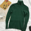 2024 Autumn Winter Thick Sweater Women Knitted Ribbed Pullover Sweater Long Sleeve Turtleneck Slim Jumper Soft Warm Pull Femme - Slobuy