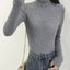 2024 Autumn Winter Thick Sweater Women Knitted Ribbed Pullover Sweater Long Sleeve Turtleneck Slim Jumper Soft Warm Pull Femme - Slobuy