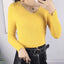 2024 Autumn Winter Women Solid Rib Knit V Neck Stripe Pull Sweater Femme Y2k Long Sleeve Pullover Jersey Tops Fashion Clothes - Slobuy