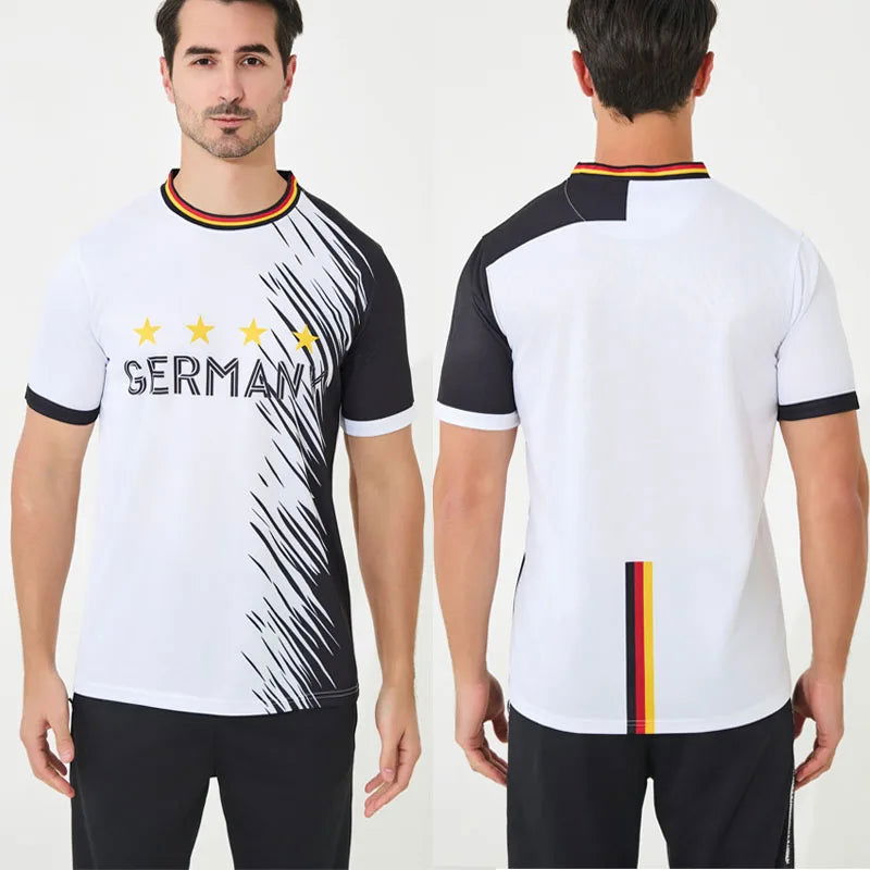 2024 Euro Team France Germany Football Jersey European National Jersey Belgium Croatia Soccer Uniform Fans Men Football Wear - Slobuy