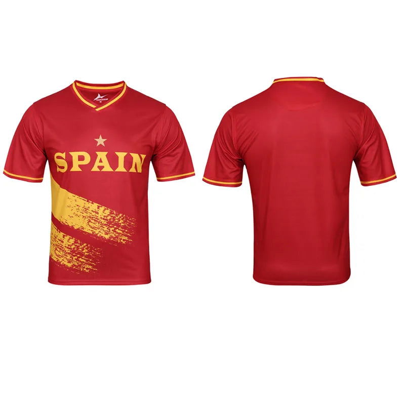 2024 Euro Team France Germany Football Jersey European National Jersey Belgium Croatia Soccer Uniform Fans Men Football Wear - Slobuy