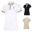 2024 Golf shirt Women Short-sleeved Lapel Polo Shirt Elastic Breathable Tennis Clothing ladies High-Quality T-Shirt golf wear - Slobuy