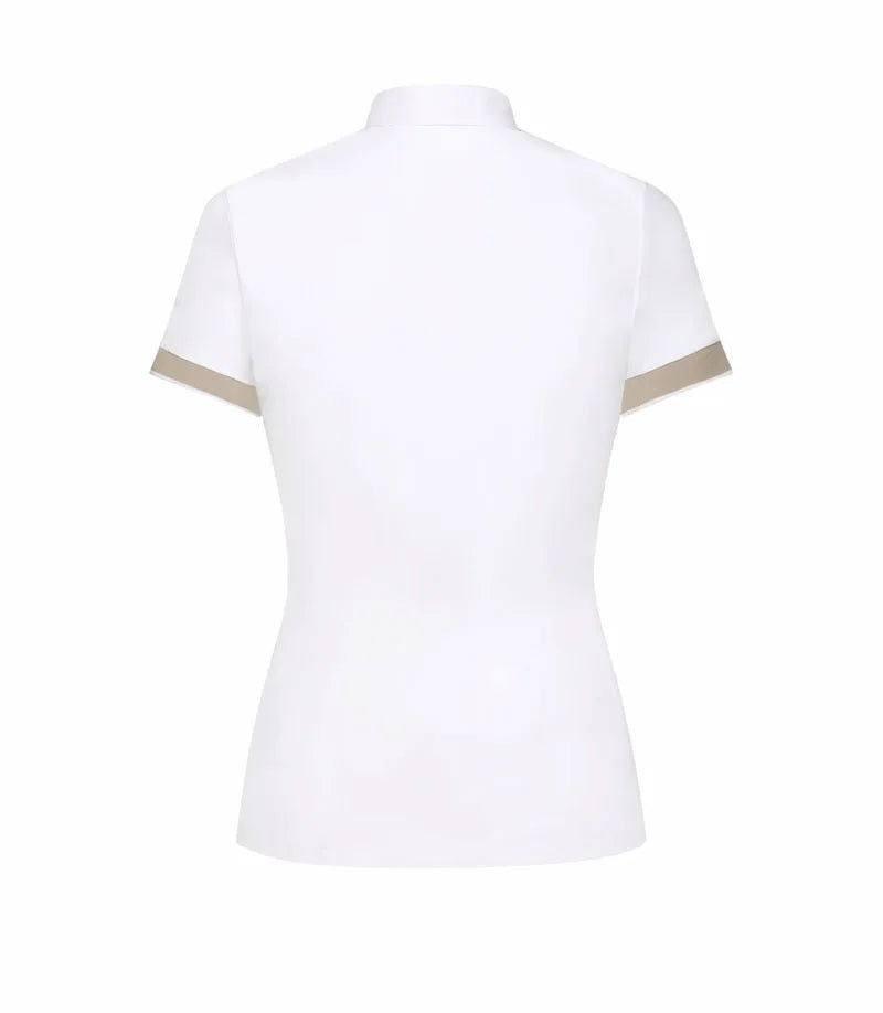 2024 Golf shirt Women Short-sleeved Lapel Polo Shirt Elastic Breathable Tennis Clothing ladies High-Quality T-Shirt golf wear - Slobuy