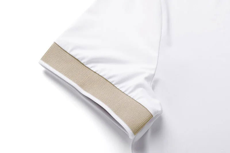 2024 Golf shirt Women Short-sleeved Lapel Polo Shirt Elastic Breathable Tennis Clothing ladies High-Quality T-Shirt golf wear - Slobuy