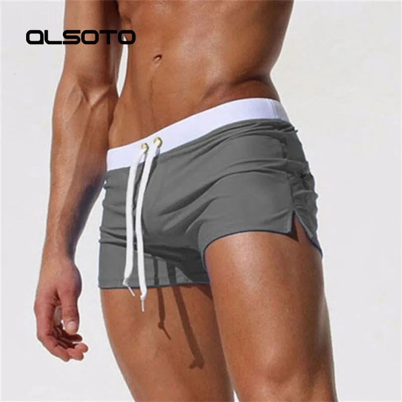 2024 Men Swimwear Sexy swimming trunks sunga swimsuit mens swim briefs Beach Shorts mayo sungas de praia homenszwembroek heren - Slobuy