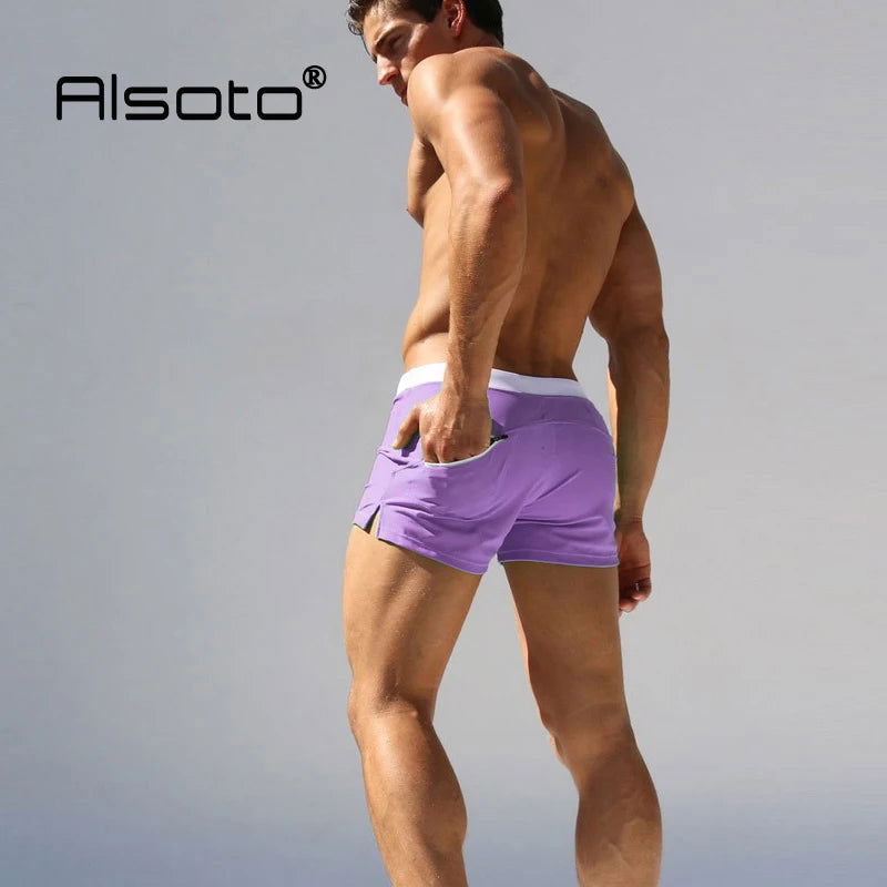 2024 Men Swimwear Sexy swimming trunks sunga swimsuit mens swim briefs Beach Shorts mayo sungas de praia homenszwembroek heren - Slobuy
