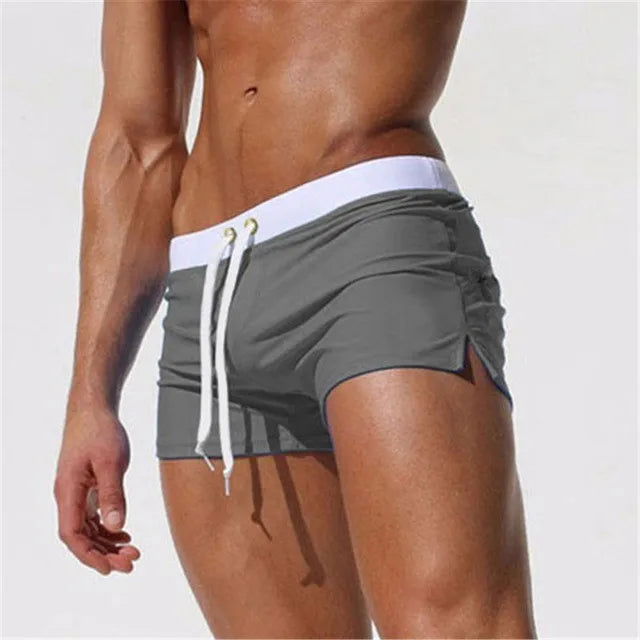 2024 Men Swimwear Sexy swimming trunks sunga swimsuit mens swim briefs Beach Shorts mayo sungas de praia homenszwembroek heren - Slobuy