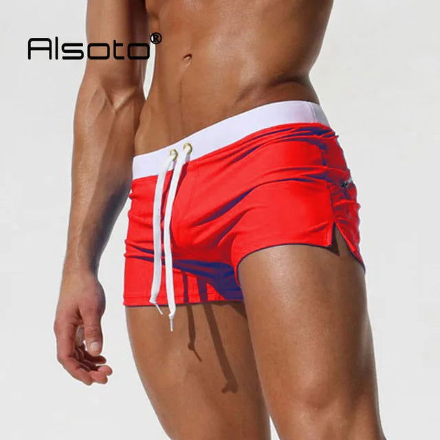 2024 Men Swimwear Sexy swimming trunks sunga swimsuit mens swim briefs Beach Shorts mayo sungas de praia homenszwembroek heren - Slobuy