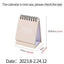 2024 Mini Table Desk calendar Morandi table calendar desktop decoration creative coil calendar plan - Slobuy