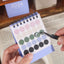 2024 Mini Table Desk calendar Morandi table calendar desktop decoration creative coil calendar plan - Slobuy