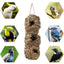 2024 New Birds Nest Bird Cage Grass Egg Cage Bird House Outdoor Decorative Weaved Hanging Parrot Nest Houses Pet Bedroom - Slobuy