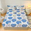 2024 New Cartoon Polyester Fitted Sheet Adjustable Sheets King Bed Sheets Couple Bed Cover With Elastic 180 200 No Pillowcase - Slobuy