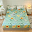 2024 New Cartoon Polyester Fitted Sheet Adjustable Sheets King Bed Sheets Couple Bed Cover With Elastic 180 200 No Pillowcase - Slobuy