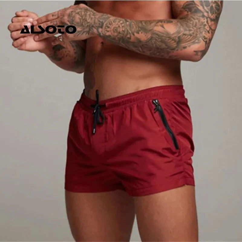 2024 New Mens Swimsuit Sexy Swimwear Men Swimming Shorts Men Briefs Beach Shorts Sports Suits Surf Board Shorts Men Swim Trunks - Slobuy