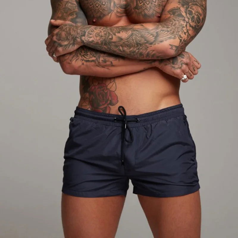 2024 New Mens Swimsuit Sexy Swimwear Men Swimming Shorts Men Briefs Beach Shorts Sports Suits Surf Board Shorts Men Swim Trunks - Slobuy