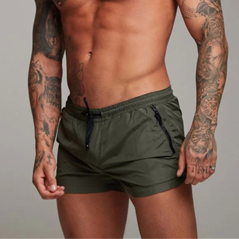2024 New Mens Swimsuit Sexy Swimwear Men Swimming Shorts Men Briefs Beach Shorts Sports Suits Surf Board Shorts Men Swim Trunks - Slobuy