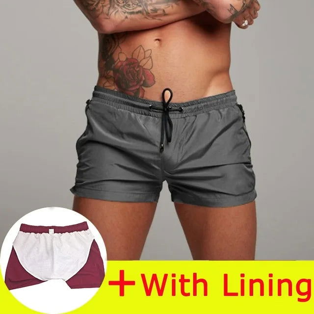 2024 New Mens Swimsuit Sexy Swimwear Men Swimming Shorts Men Briefs Beach Shorts Sports Suits Surf Board Shorts Men Swim Trunks - Slobuy