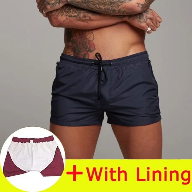 2024 New Mens Swimsuit Sexy Swimwear Men Swimming Shorts Men Briefs Beach Shorts Sports Suits Surf Board Shorts Men Swim Trunks - Slobuy