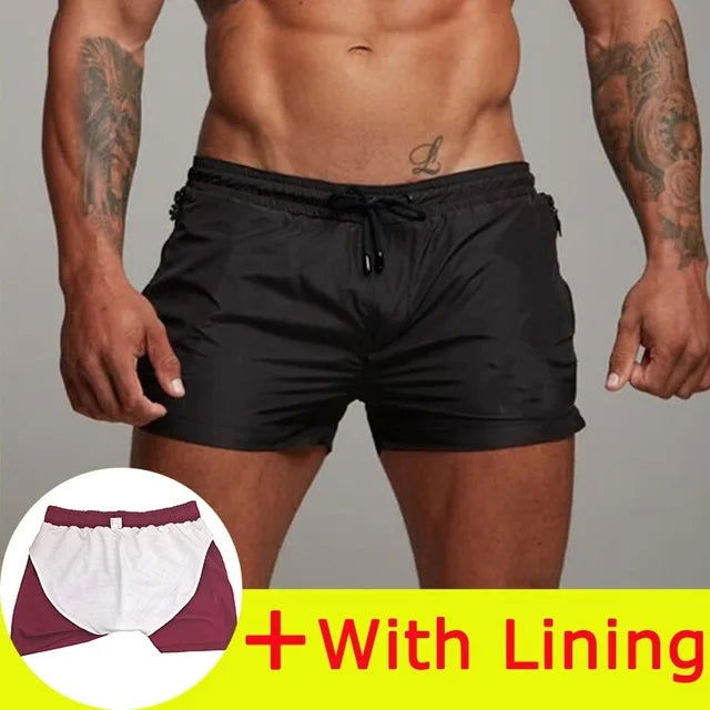 2024 New Mens Swimsuit Sexy Swimwear Men Swimming Shorts Men Briefs Beach Shorts Sports Suits Surf Board Shorts Men Swim Trunks - Slobuy