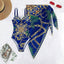 2024 New Two Piece Women Bikini Set Push Up Floral Printed Bikinis Strappy Bandage Swimwear Brazilian Biquini Bathing Suit - Slobuy