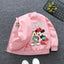 2024 Spring Children Girls Boys Jacket Coat Cartoon Mickey Minnie Mouse Middle And Little Kids Fall Fashion Outerwear Clothing - Slobuy