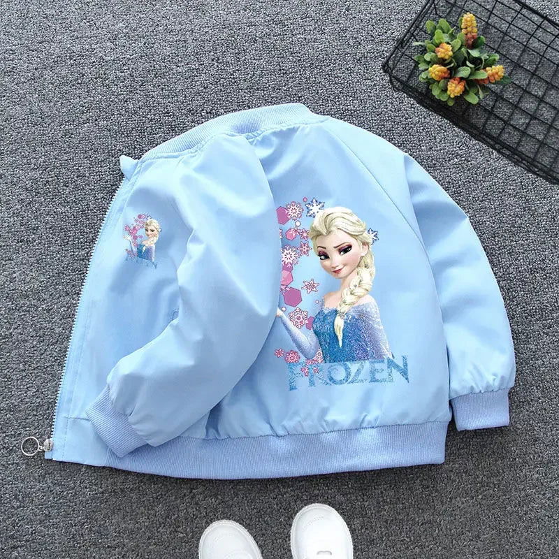 2024 Spring Children Girls Boys Jacket Coat Cartoon Mickey Minnie Mouse Middle And Little Kids Fall Fashion Outerwear Clothing - Slobuy