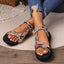 2024 Summer Flat Women's Shoes Hemp Rope Set Foot Beach Sandals Outdoor All-match Casual Slippers Large Size Women Sandals - Slobuy