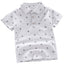 2024 Summer New Baby Kids Boys Fashion Breathable Print Short Sleeve Lapel Collar Cotton Shirt Tops - Slobuy