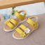 2024 Summer New Girls Sandals Kids Floral Sandals with 3 Flowers Princess Sweet for Wedding Party Dress Shoes Kids Sandals 21-36 - Slobuy