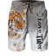 2024 Summer New Men Beach Shorts Casual Cool Animal 3d Print Tiger Short Pants Running Trunks Breathable Men Pockets Swimwear - Slobuy