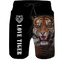 2024 Summer New Men Beach Shorts Casual Cool Animal 3d Print Tiger Short Pants Running Trunks Breathable Men Pockets Swimwear - Slobuy