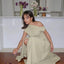2024 Summer Women Elegant Pleated Green Dress Female O Neck Short Sleeve Patchwork Long Dresses Lady Street Partywear Vestidos - Slobuy