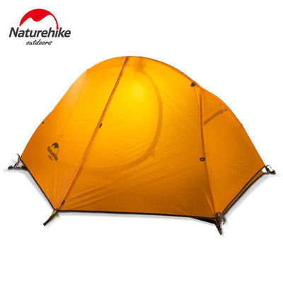 Naturehike Professional Single Cycling Tent Portable Double Layer 210T/20D Nylon Silicone Tent for 3 Seasons Cycling - Slobuy