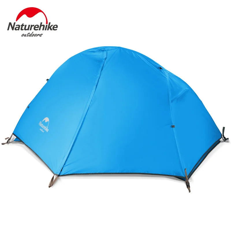Naturehike Professional Single Cycling Tent Portable Double Layer 210T/20D Nylon Silicone Tent for 3 Seasons Cycling - Slobuy