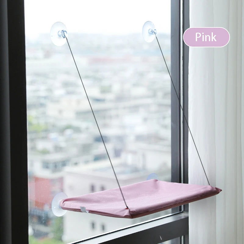 20KG Pet Cat Hammock Hanging Cat Bed Bearing Comfortable Cat Sunny Window Seat Mount Kitten Climbing Frame Pet Accessories - Slobuy