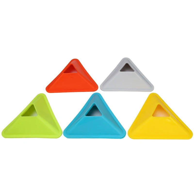 20PCS 40PCS Football Training Disc Triangle Soccer Practice Field Sports Agility Training Cone Portable Equipment for Kids Adult - Slobuy